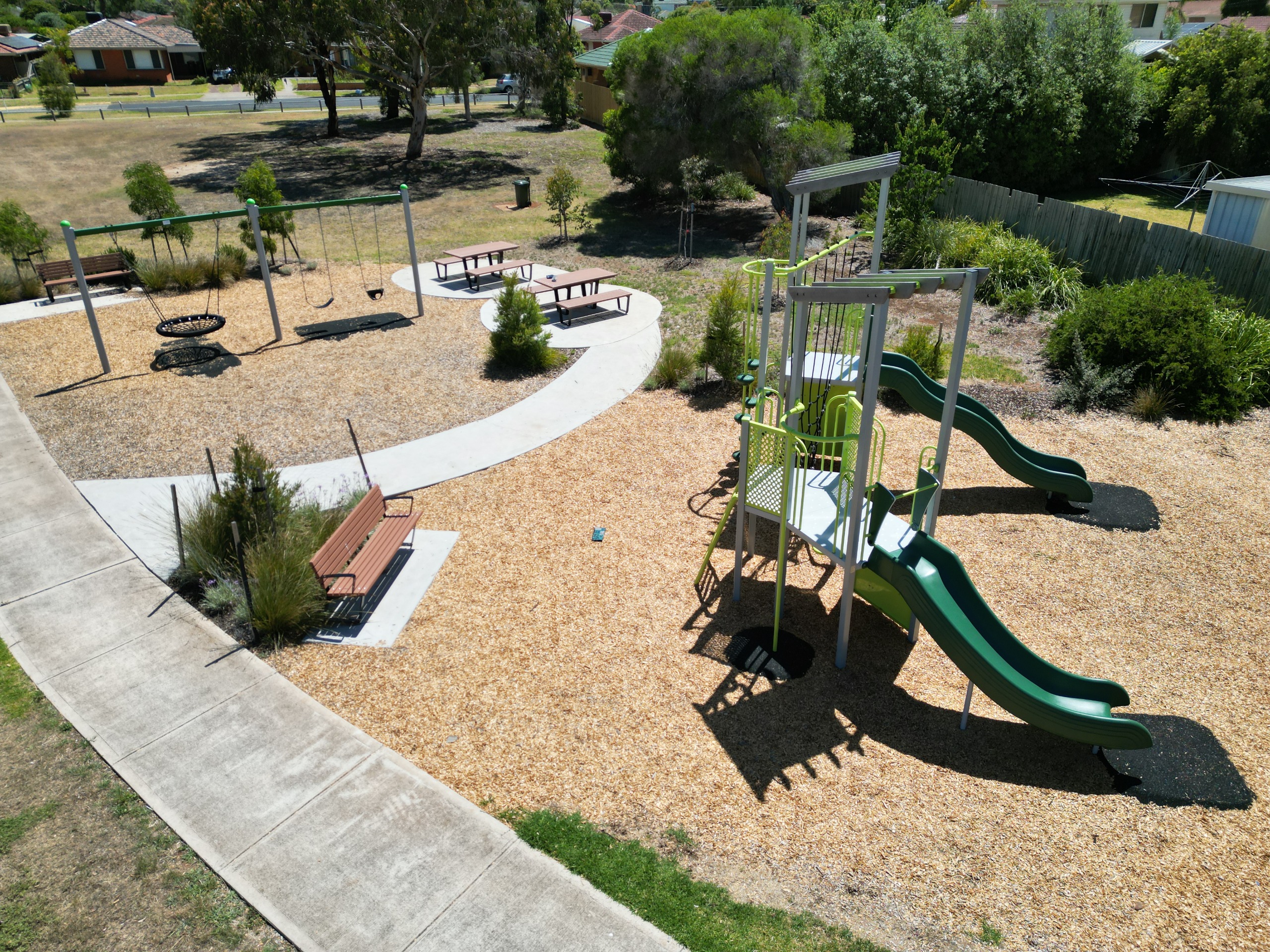 Child Street West Reserve completed works