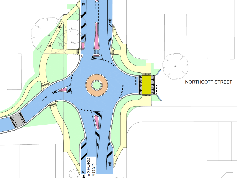 Exford Road & Wilson Road Intersection 