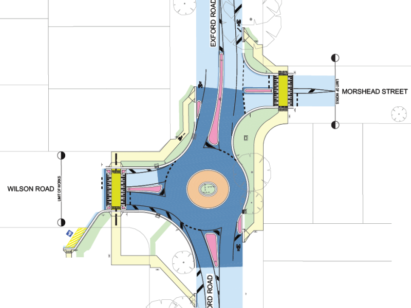Exford Road & Northcott Street Intersection