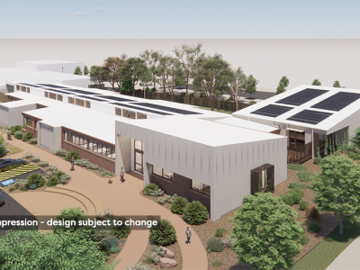 Artist's impression - Aerial View 1