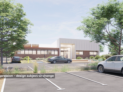 Artist's impression - Carpark View
